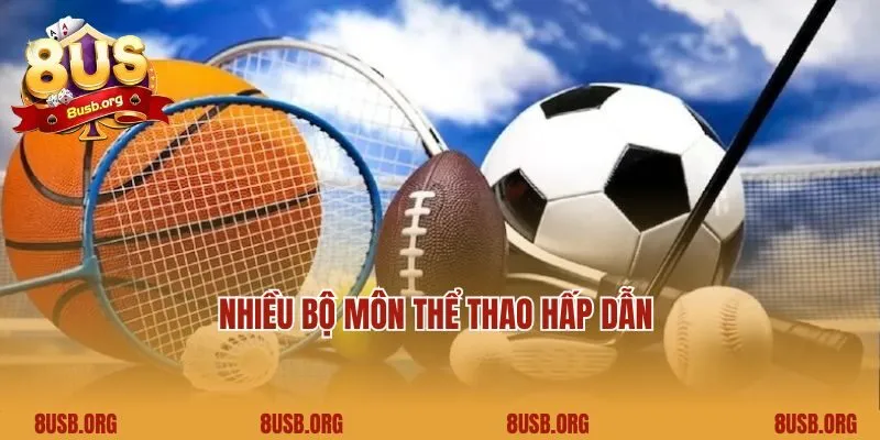 Nhiều bộ môn thể thao hấp dẫn